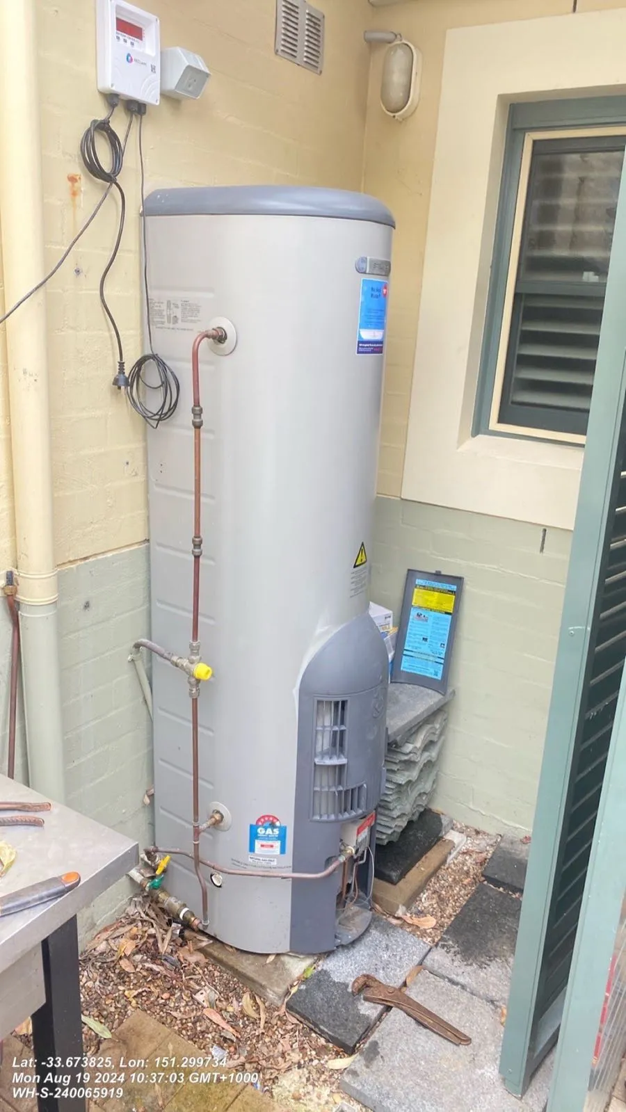Gas Hot Water Installation Bilgola Plateau (Rheem Stellar 330)