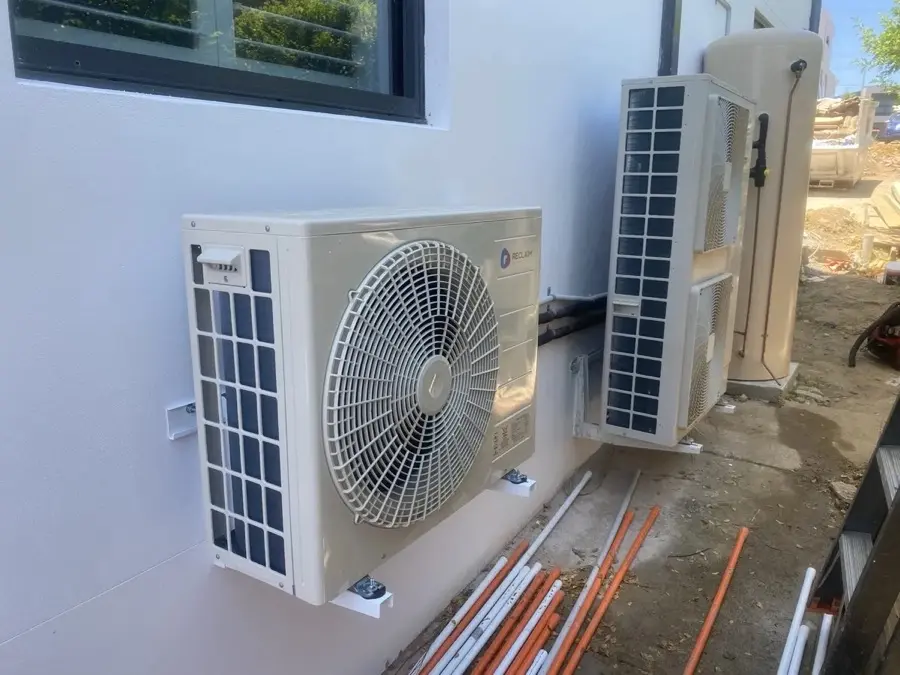 Heat pump hot water system installation at a Frenchs Forest property by Northern Beaches Hot Water