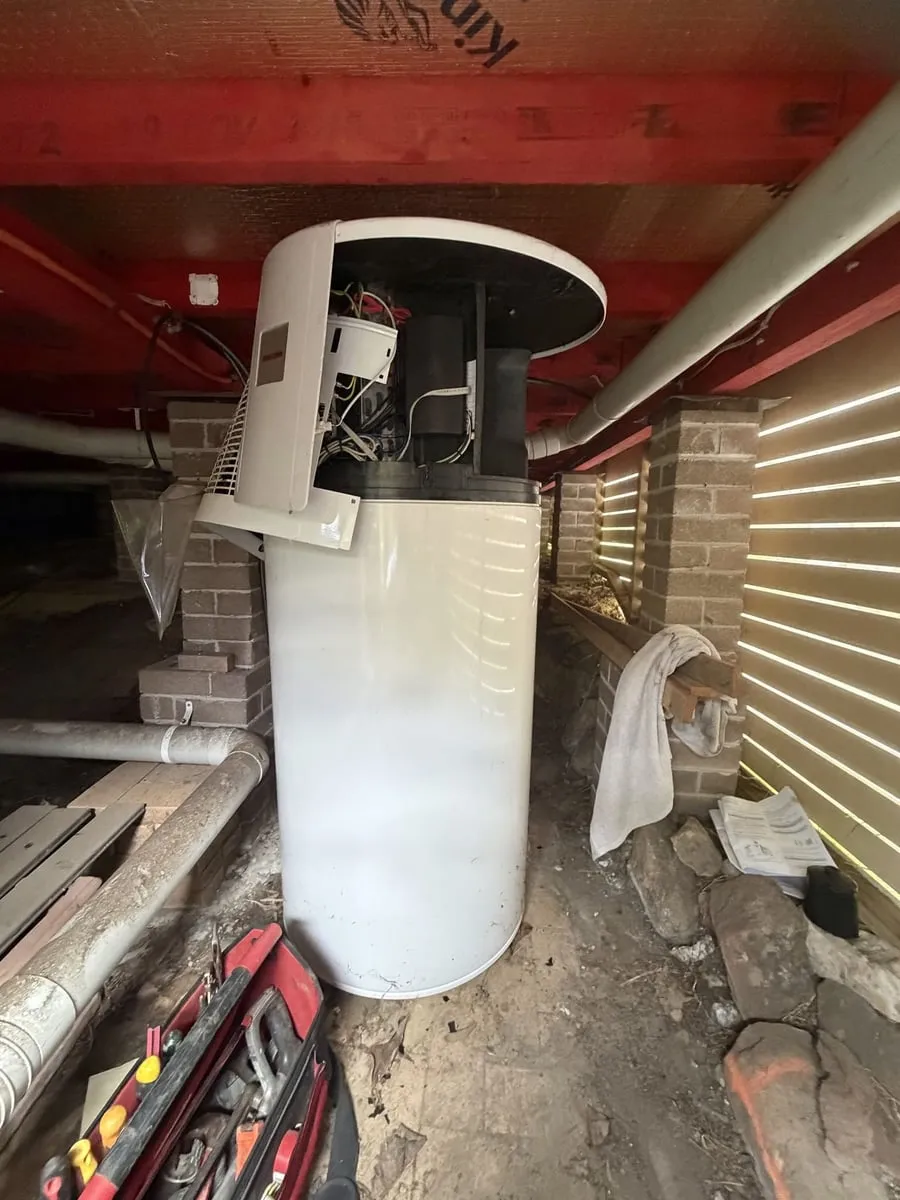 Stiebel Eltron heat pump unit serviced by Northern Beaches Hot Water in Allambie